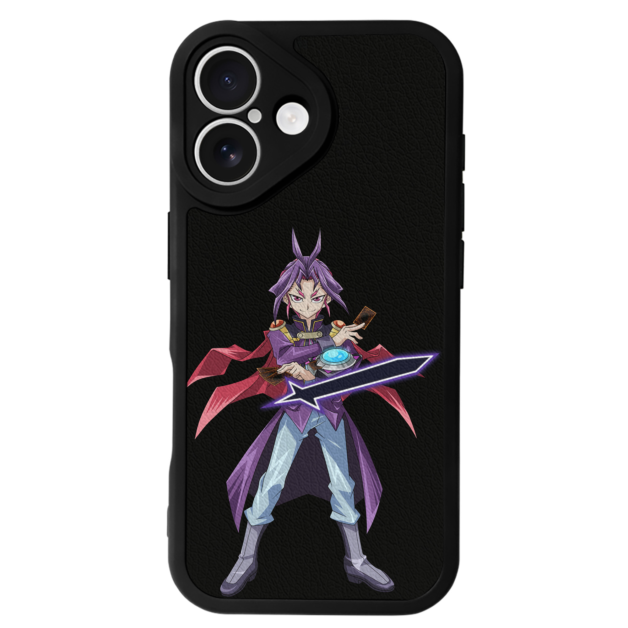 遊☆戯☆王 Yu-Gi-Oh! 【iPhone 16シリーズ対応】シリコンスマホケース（レザー調） 材質：シリコン